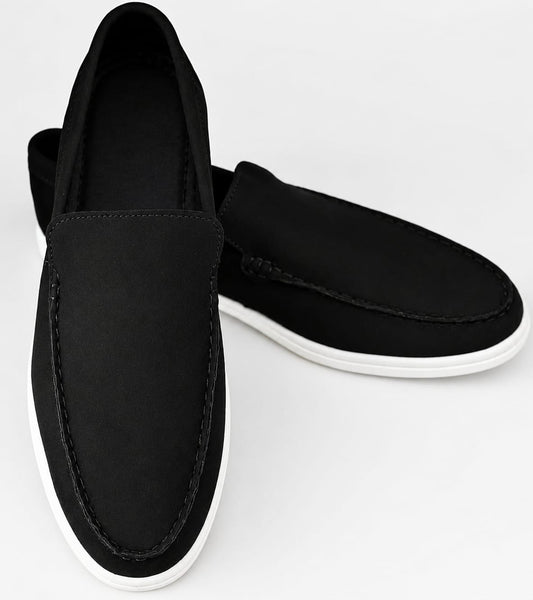 Classic Black Slip-On Shoes for Men