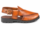 Rustic Heritage Peshawari Sandal – Tan Brown