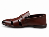 Imperial Brown Cutwork Sandal