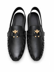 Royal Bee Black Peshawari Sandal