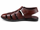 Heritage Croc Brown Peshawari Sandal