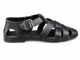 Noir Artisan Cutwork Peshawari Sandal
