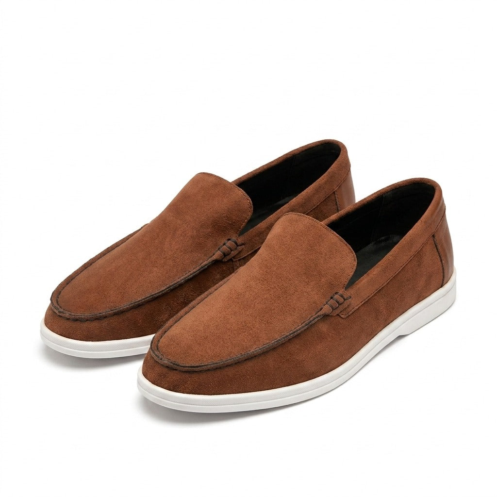 Men’s Casual Brown Slip-On Shoes