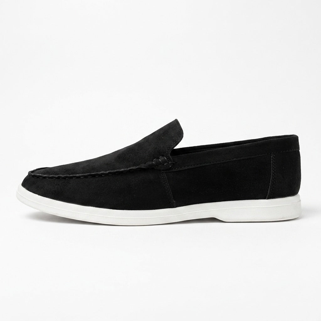Classic Black Slip-On Shoes for Men