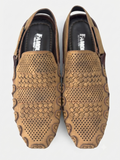 Men's Woven Comfort Slingback Sandals – Breathable Casual Summer Footwear