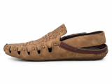 Men's Woven Comfort Slingback Sandals – Breathable Casual Summer Footwear
