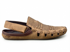 Men's Woven Comfort Slingback Sandals – Breathable Casual Summer Footwear