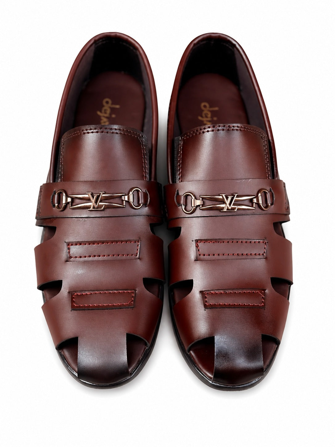 Imperial Brown Cutwork Sandal