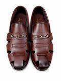 Imperial Brown Cutwork Sandal