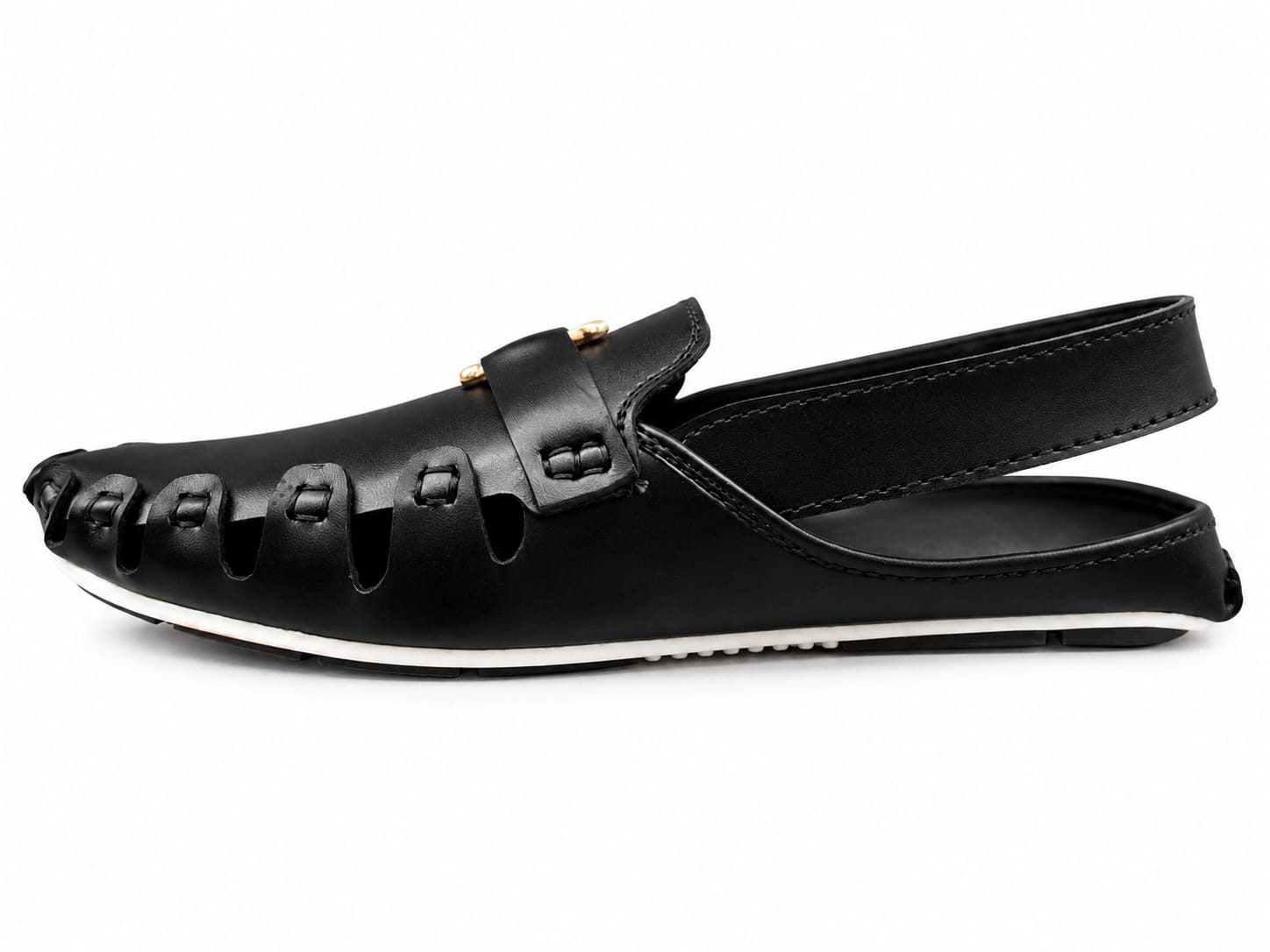 Royal Bee Black Peshawari Sandal