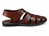 Heritage Croc Brown Peshawari Sandal