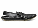 Midnight Prestige Textured Peshawari Sandal – Black