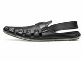 Midnight Prestige Textured Peshawari Sandal – Black