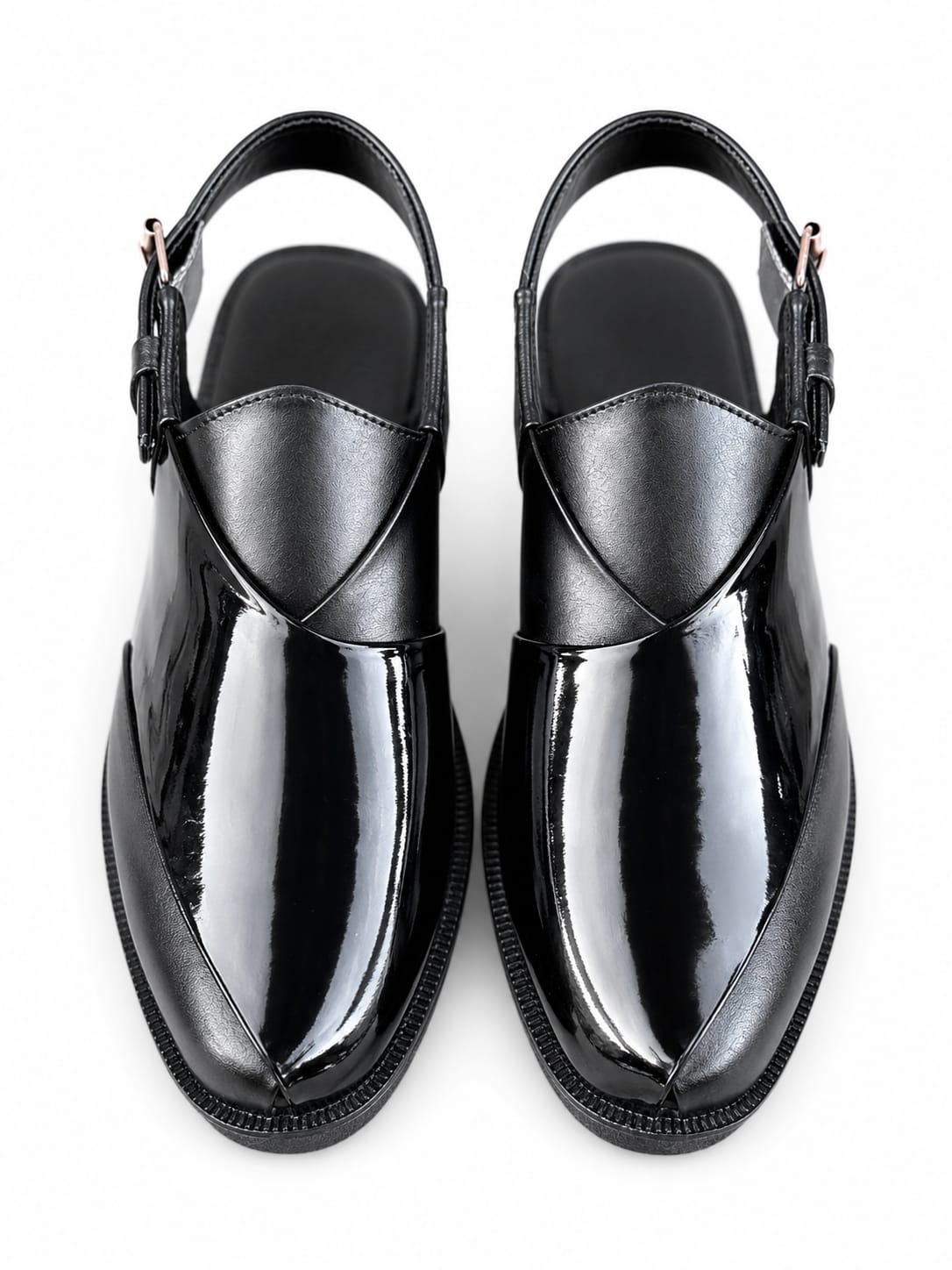 Imperial Noir Buckle Strap Sandal