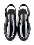 Imperial Noir Buckle Strap Sandal