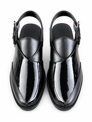 Imperial Noir Buckle Strap Sandal