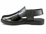 Imperial Noir Buckle Strap Sandal