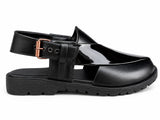 Imperial Noir Buckle Strap Sandal