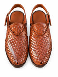 Premium Tan Woven Peshawari Sandal