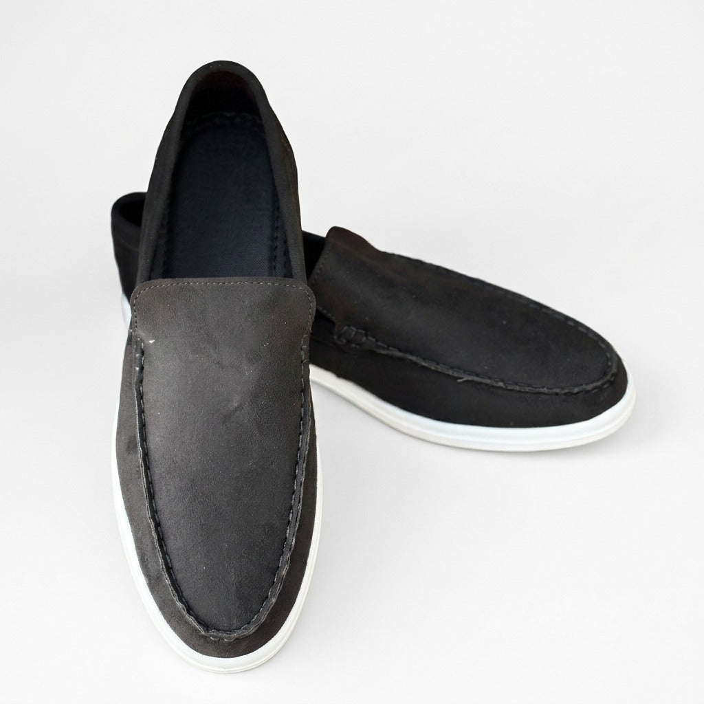Classic Black Slip-On Shoes for Men