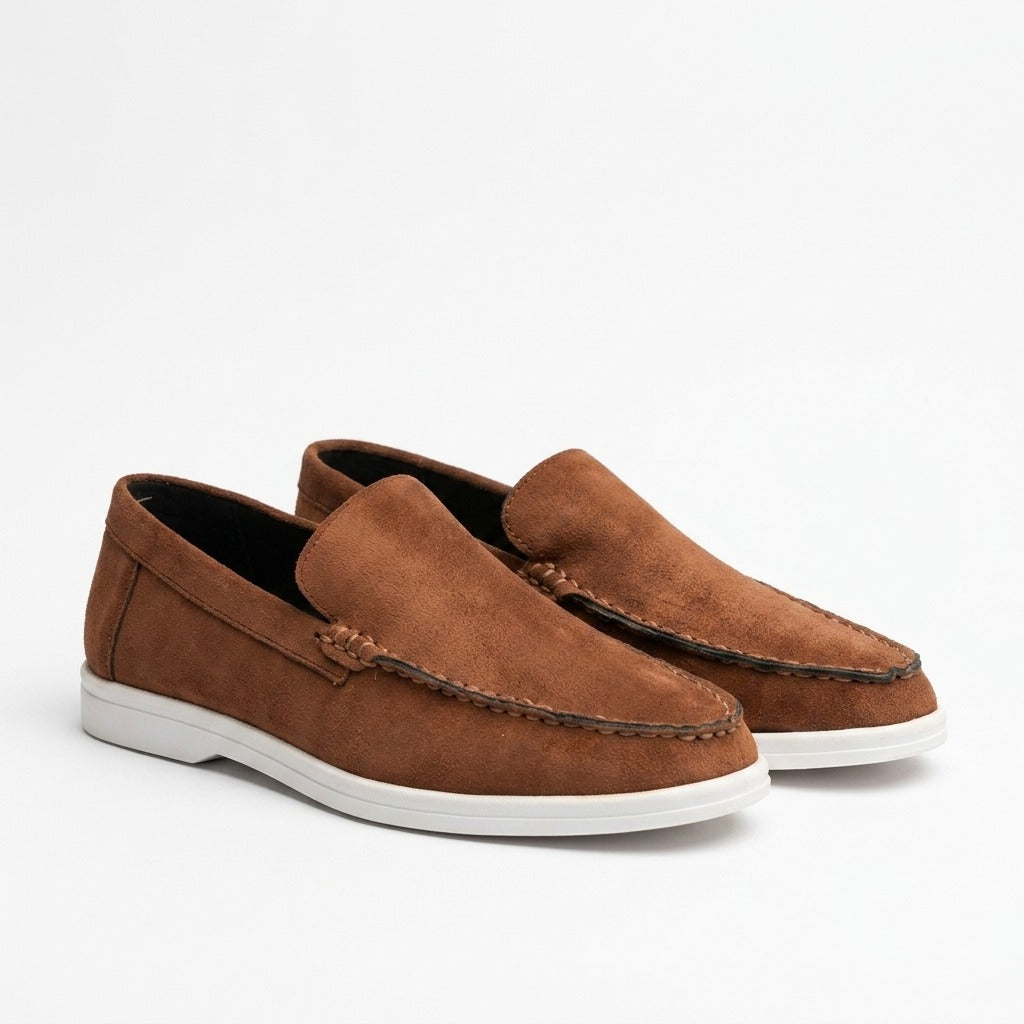 Men’s Casual Brown Slip-On Shoes
